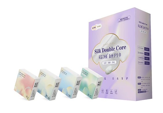 双芯净极蚕丝卫生巾